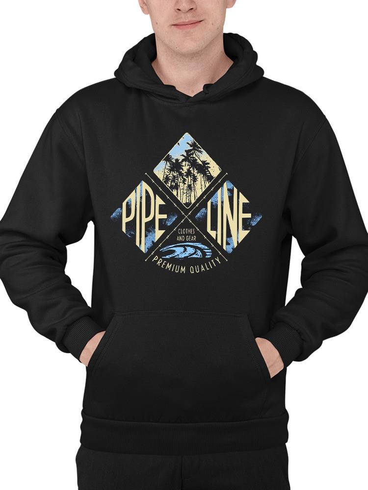 PIPELINE “Fun” Men’s Long Sleeve Graphic Hoodie - Image 1