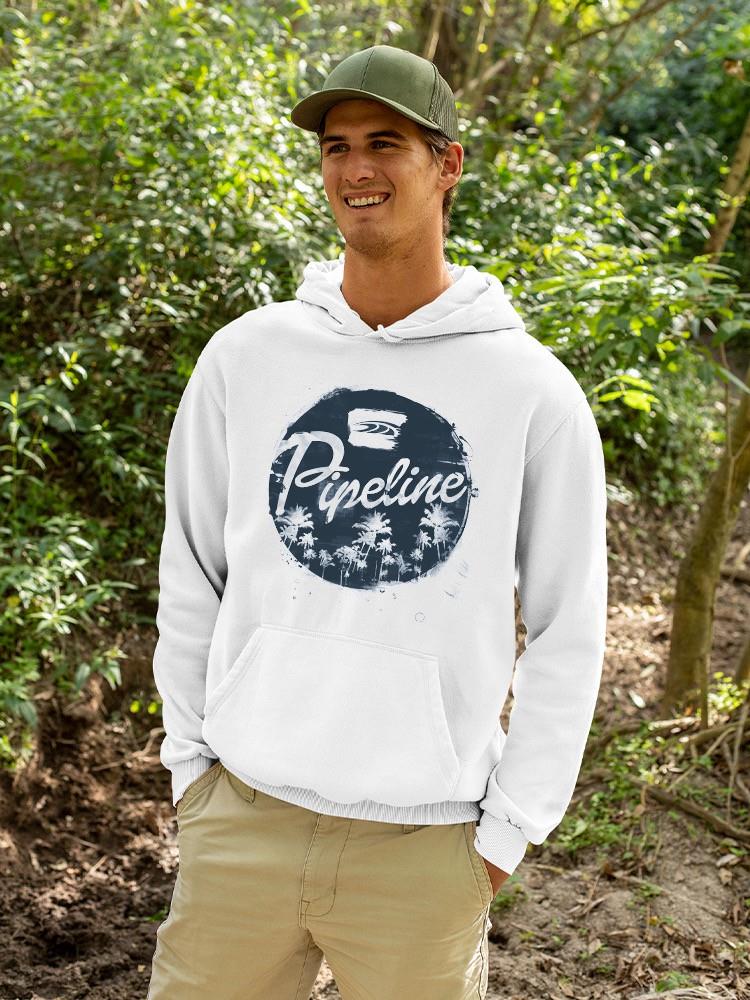 PIPELINE “Watermark” Men’s Long Sleeve Graphic Hoodie - Image 2