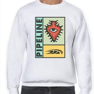 PIPELINE "Looking" Men's Long Sleeve Graphic Sweatshirt