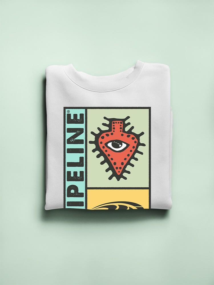 PIPELINE "Looking" Men's Long Sleeve Graphic Sweatshirt - Image 3