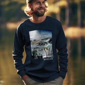 PIPELINE “Perfect Place” Men’s Long Sleeve Graphic Sweatshirt