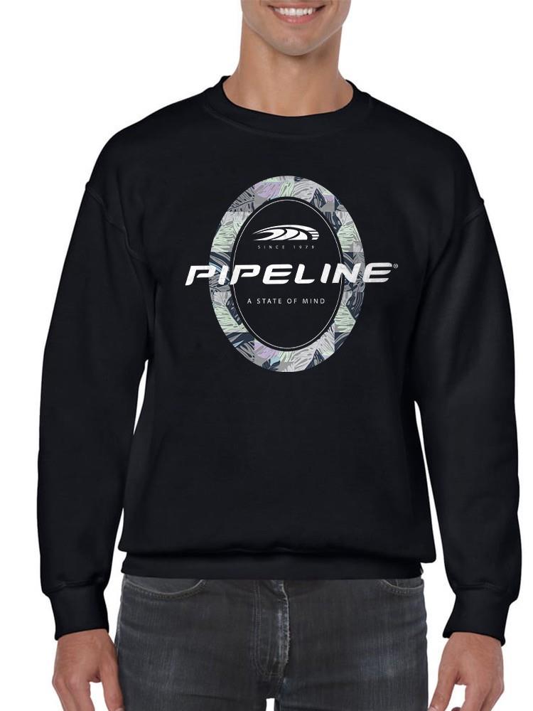 PIPELINE “Jigsaw” Men’s Long Sleeve Graphic Sweatshirt - Image 1