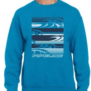 PIPELINE “Lines” Men’s Long Sleeve Graphic Sweatshirt