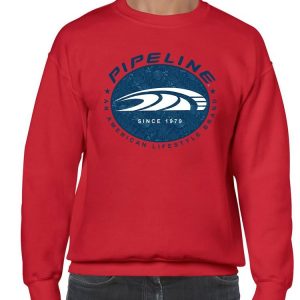 PIPELINE "Hideaway" Men's Long Sleeve Graphic Sweatshirt