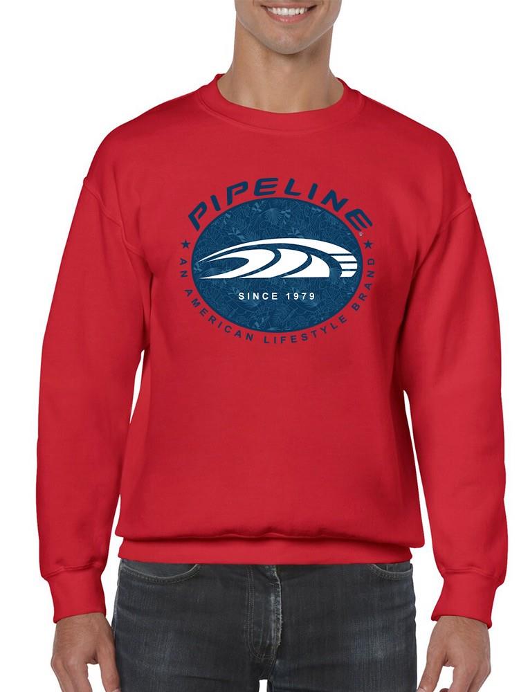 PIPELINE "Hideaway" Men's Long Sleeve Graphic Sweatshirt - Image 1