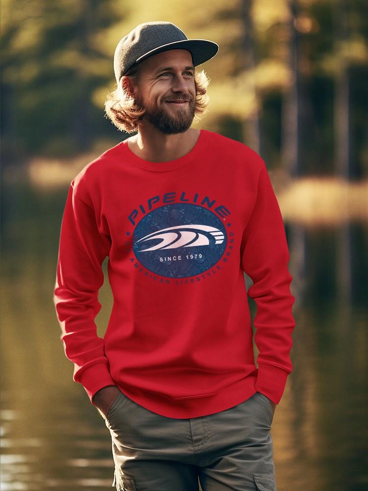 PIPELINE "Hideaway" Men's Long Sleeve Graphic Sweatshirt - Image 2