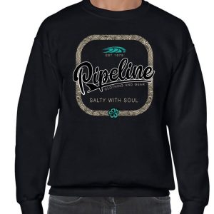 PIPELINE “Salty with Soul” Men’s Long Sleeve Graphic Sweatshirt