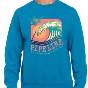 PIPELINE “Lifestyle” Men’s Long Sleeve Graphic Sweatshirt