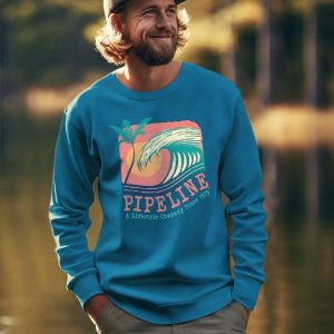 PIPELINE “Lifestyle” Men’s Long Sleeve Graphic Sweatshirt