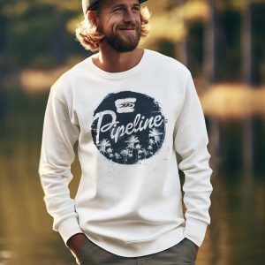 PIPELINE “Watermark” Men’s Long Sleeve Graphic Sweatshirt