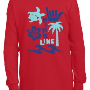 PIPELINE “Turtle Bay” Toddler Long Sleeve Graphic Tee