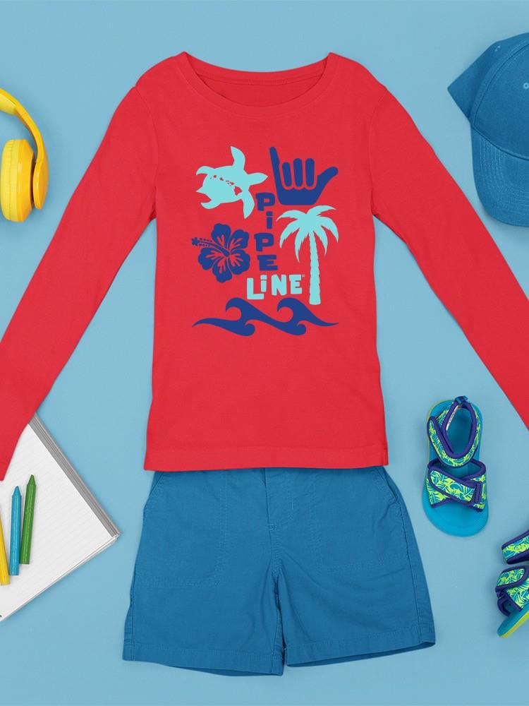 PIPELINE “Turtle Bay” Toddler Long Sleeve Graphic Tee - Image 3