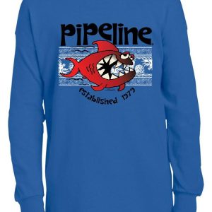 PIPELINE “Shark Alert” Toddler Long Sleeve Graphic Tee