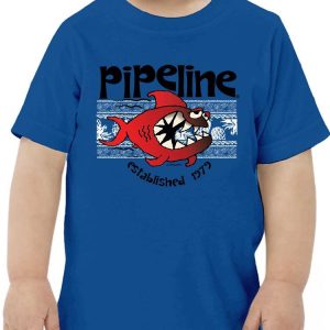 PIPELINE “Shark Alert” Toddler Short Sleeve Graphic Tee