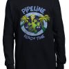 PIPELINE “Dancing Gecko” Toddler Long Sleeve Graphic Tee - Thumbnail Image 1