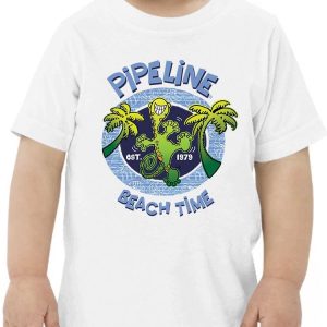 PIPELINE “Dancing Gecko” Toddler Short Sleeve Graphic Tee