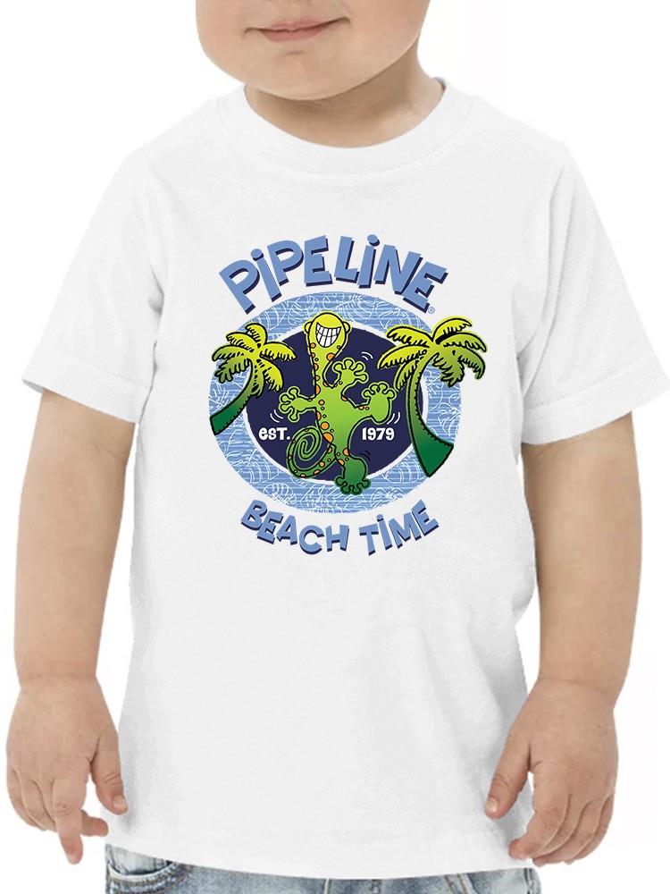PIPELINE “Dancing Gecko” Toddler Short Sleeve Graphic Tee - Image 1