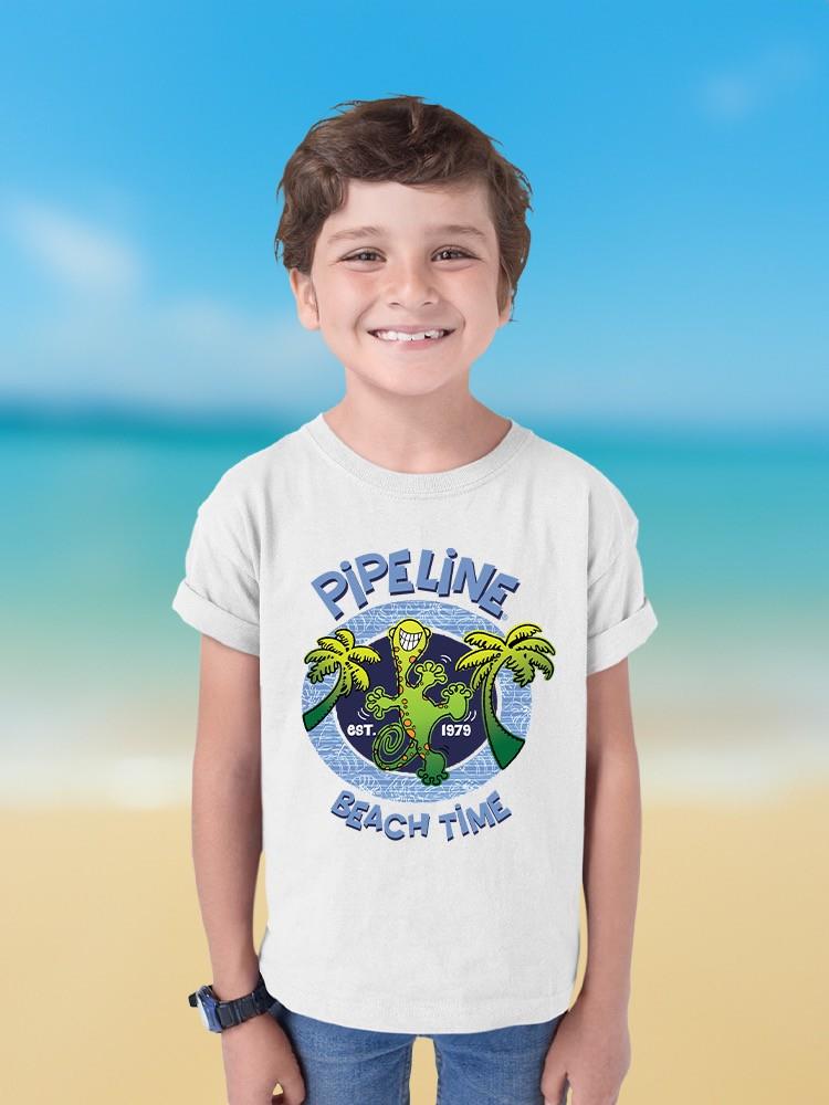 PIPELINE “Dancing Gecko” Toddler Short Sleeve Graphic Tee - Image 2