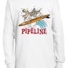 PIPELINE “Surfing Dino Skeleton” Toddler Long Sleeve Graphic Tee - Thumbnail Image 1