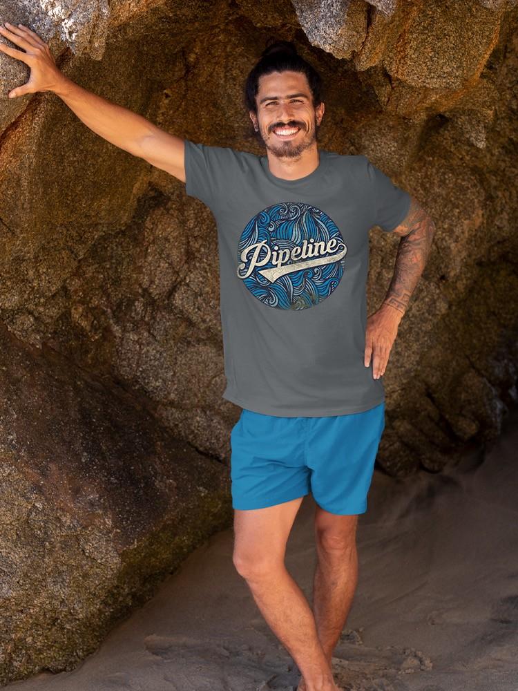 PIPELINE “Swirl” Men’s Short Sleeve Graphic Tee - Image 2