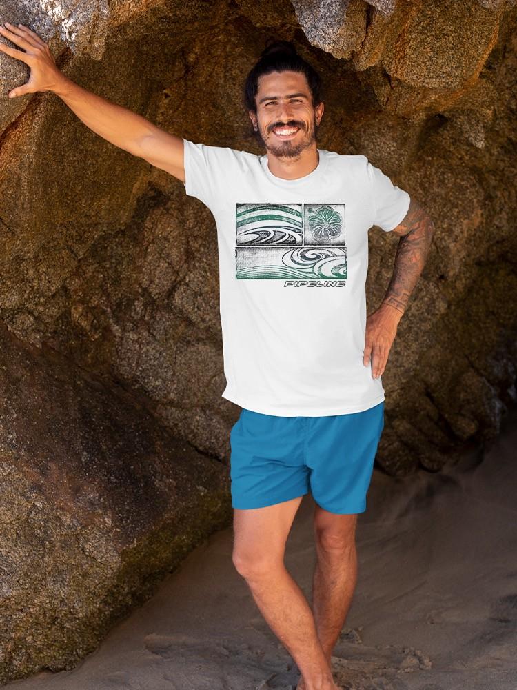 PIPELINE “Etching” Men’s Short Sleeve Graphic Tee - Image 2