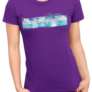 PIPELINE Waveflower “Leaf” Women’s Short Sleeve Graphic Tee
