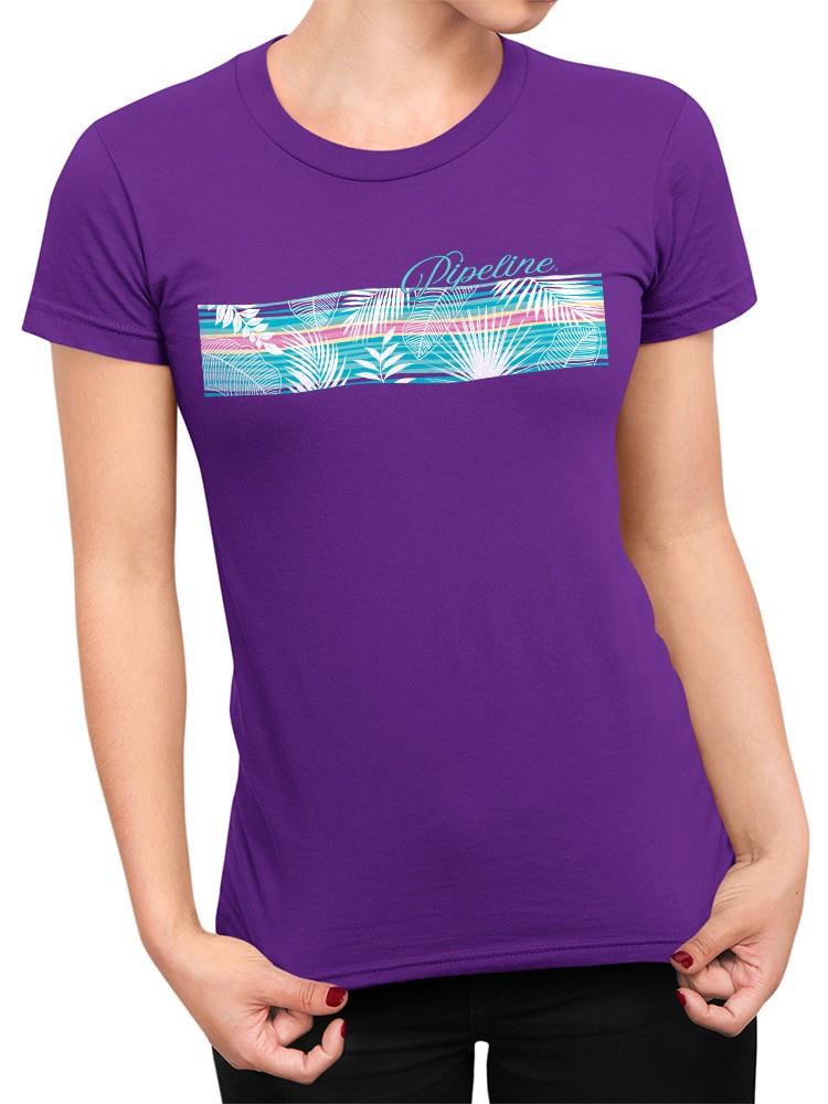 PIPELINE Waveflower “Leaf” Women’s Short Sleeve Graphic Tee - Image 1