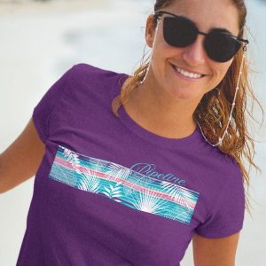 PIPELINE Waveflower “Leaf” Women’s Short Sleeve Graphic Tee