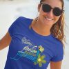 PIPELINE Waveflower “Mermaid” Women’s Short Sleeve Graphic Tee - Thumbnail Image 2