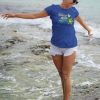PIPELINE Waveflower “Mermaid” Women’s Short Sleeve Graphic Tee - Thumbnail Image 3