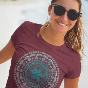 PIPELINE Waveflower “Mandala” Women’s Short Sleeve Graphic Tee