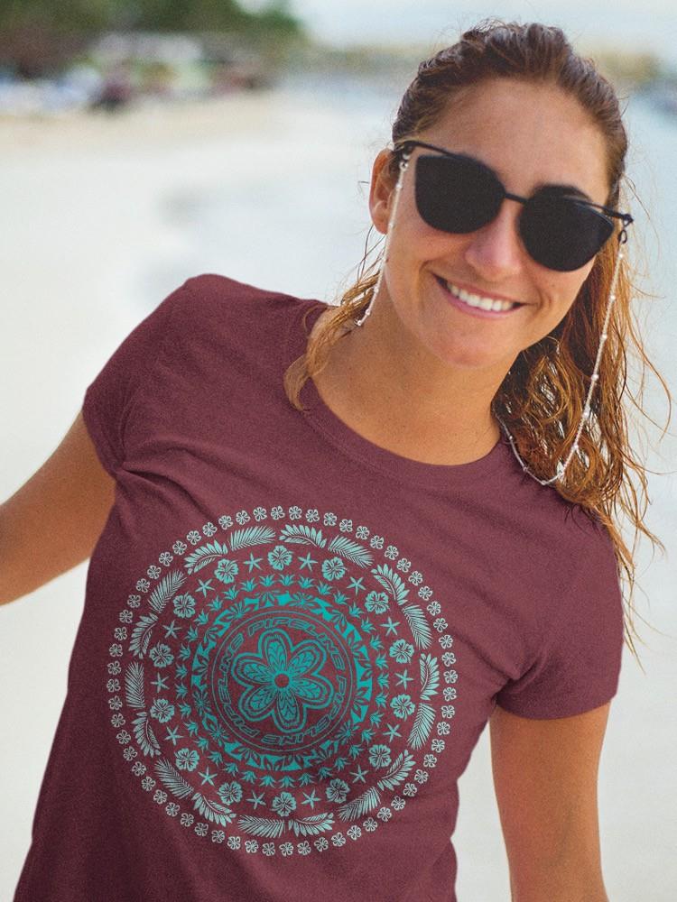 PIPELINE Waveflower “Mandala” Women’s Short Sleeve Graphic Tee - Image 2
