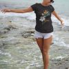 PIPELINE Waveflower “Scent” Women’s Short Sleeve Graphic Tee - Thumbnail Image 3