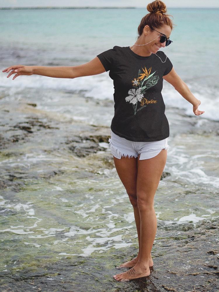 PIPELINE Waveflower “Scent” Women’s Short Sleeve Graphic Tee - Image 3