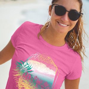 PIPELINE Waveflower “Tides” Women’s Short Sleeve Graphic Tee