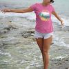 PIPELINE Waveflower “Tides” Women’s Short Sleeve Graphic Tee - Thumbnail Image 3