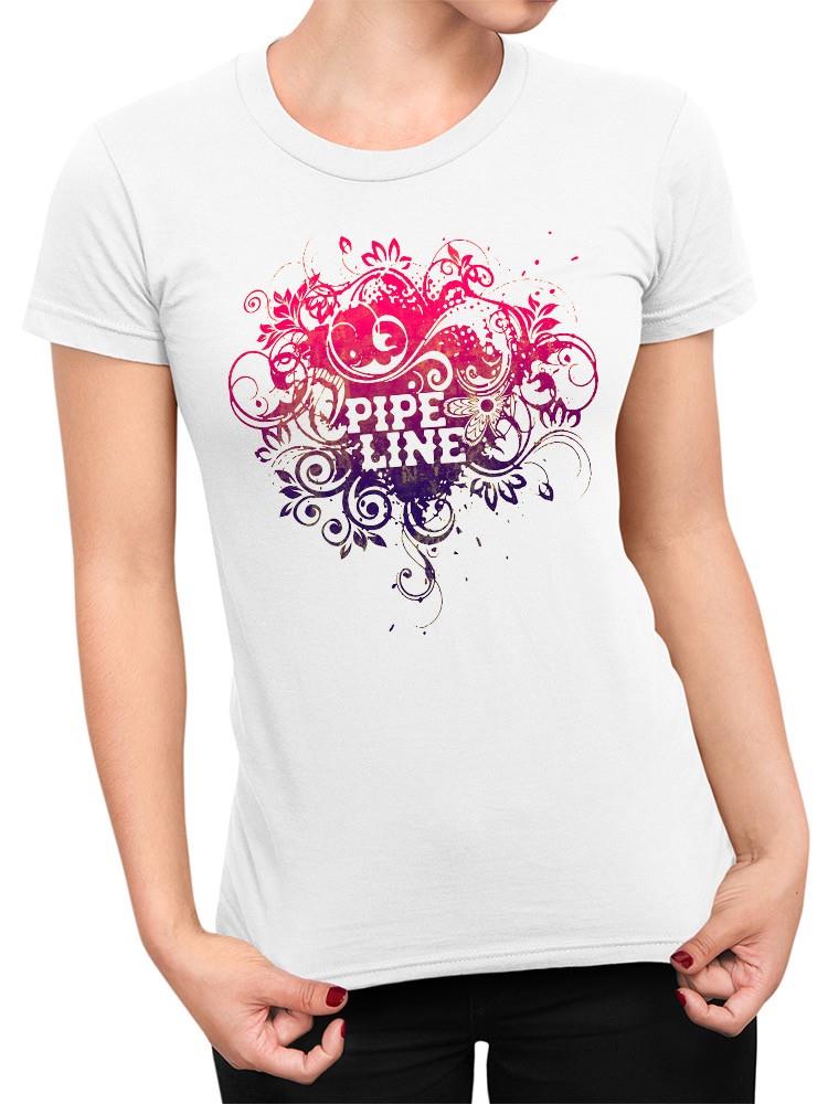 PIPELINE Waveflower “Vines” Women’s Short Sleeve Graphic Tee - Image 1