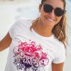PIPELINE Waveflower “Vines” Women’s Short Sleeve Graphic Tee - Thumbnail Image 2