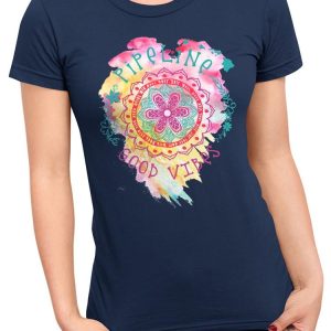 PIPELINE Waveflower “Good Vibes” Women’s Short Sleeve Graphic Tee