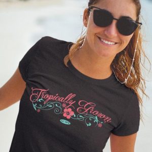 PIPELINE Waveflower “Tropically Grown” Women’s Short Sleeve Graphic Tee