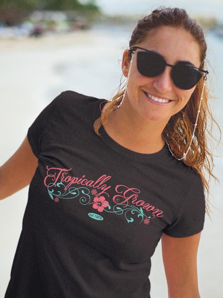 PIPELINE Waveflower “Tropically Grown” Women’s Short Sleeve Graphic Tee - Image 2
