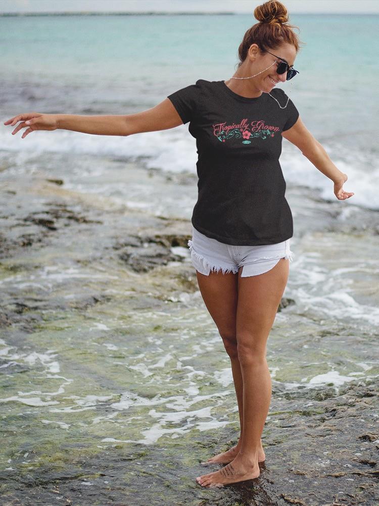 PIPELINE Waveflower “Tropically Grown” Women’s Short Sleeve Graphic Tee - Image 3