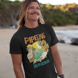 PIPELINE “The Noserider” Men’s Short Sleeve Graphic Tee