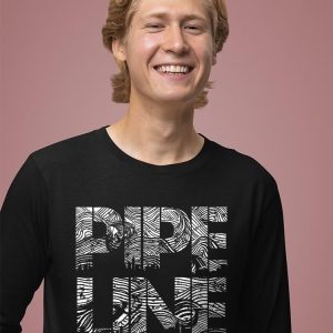 PIPELINE “Wavy” Men’s Long Sleeve Graphic Tee