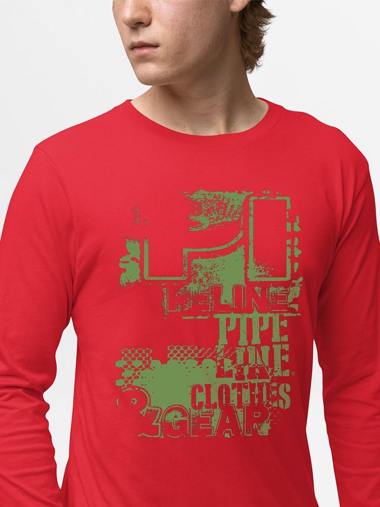 PIPELINE “Character” Men’s Long Sleeve Graphic Tee - Image 1