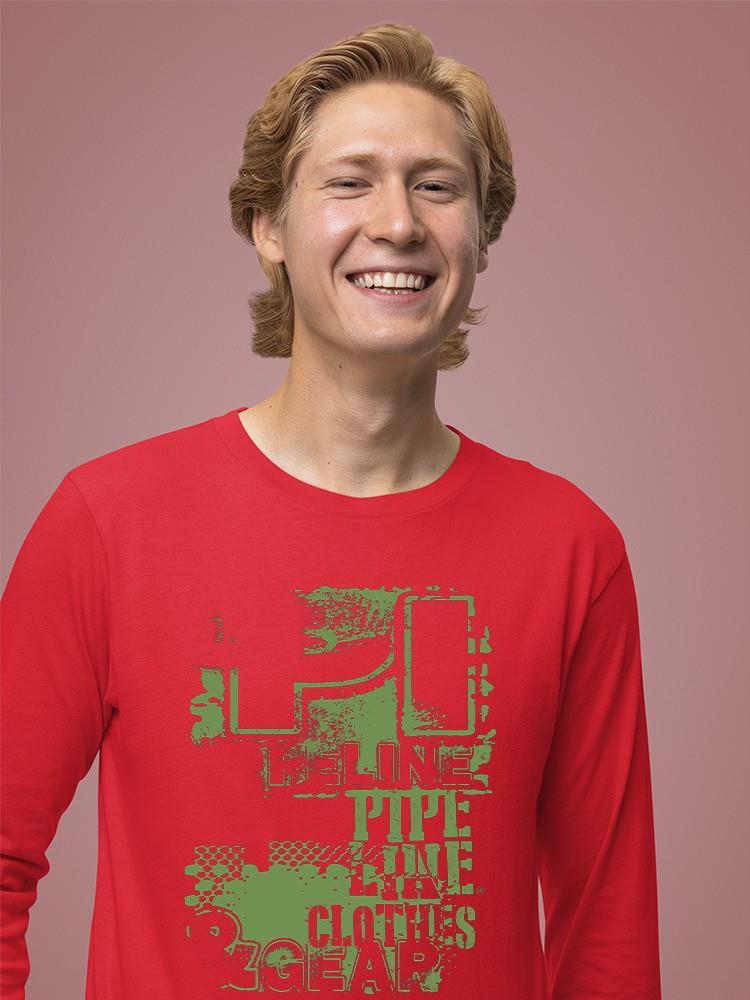 PIPELINE “Character” Men’s Long Sleeve Graphic Tee - Image 2