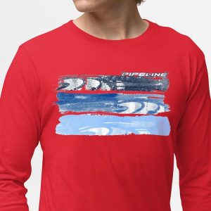 PIPELINE “Watercolor” Men’s Long Sleeve Graphic Tee
