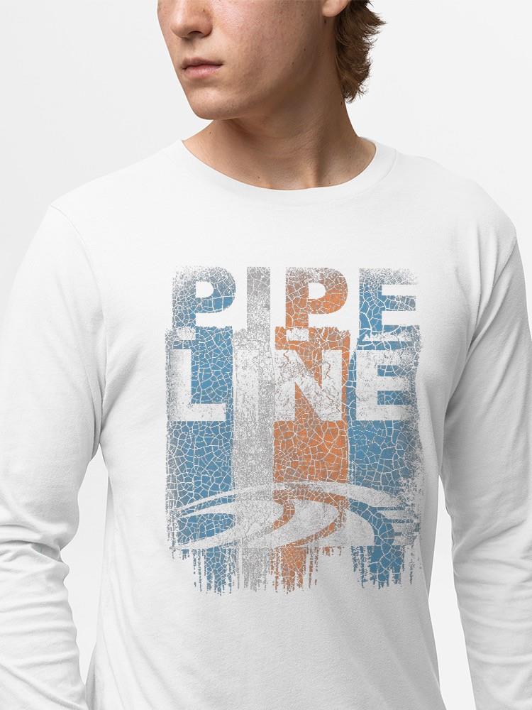 PIPELINE “Crinkle” Men’s Long Sleeve Graphic Tee - Image 1