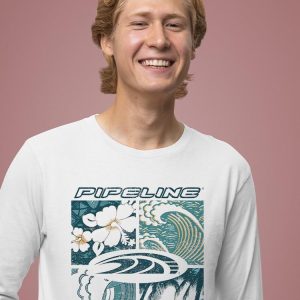PIPELINE “4 Square” Men’s Long Sleeve Graphic Tee