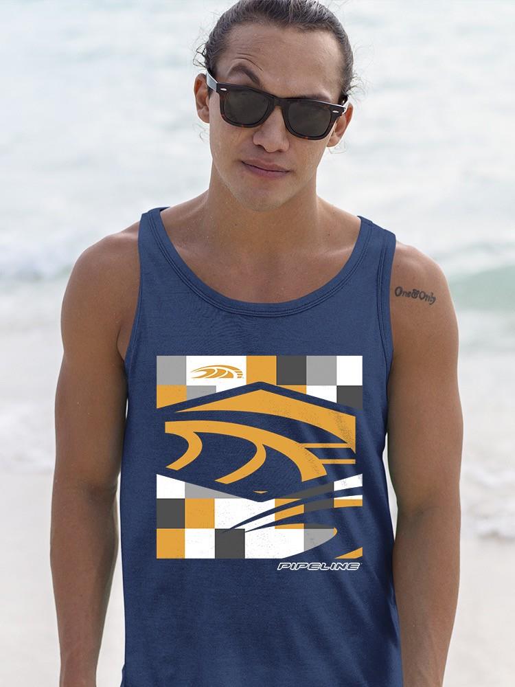 PIPELINE “Checker” Men’s Graphic Tank Top - Image 2
